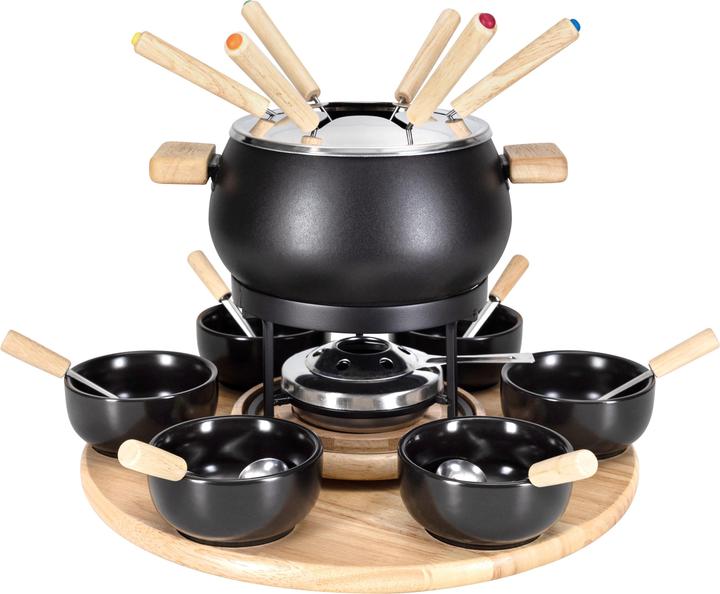 Produktbild Nouvel Fondue-Set Mila 21tlg schwarz