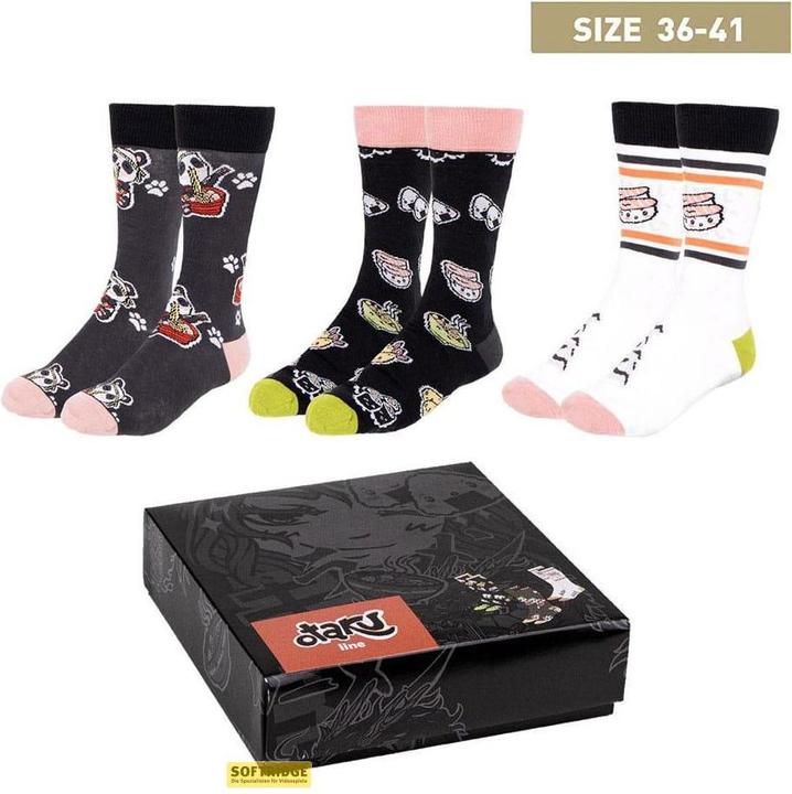 Cerdá Sokken 3-pack Otaku 35-41 (Set van 3, 35 - 41)