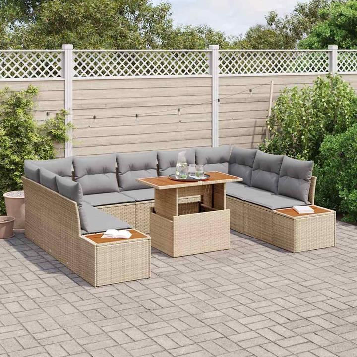 Produktbild vidaXL 10-teiliges Garten Essset (100 x 55 x 73 cm)