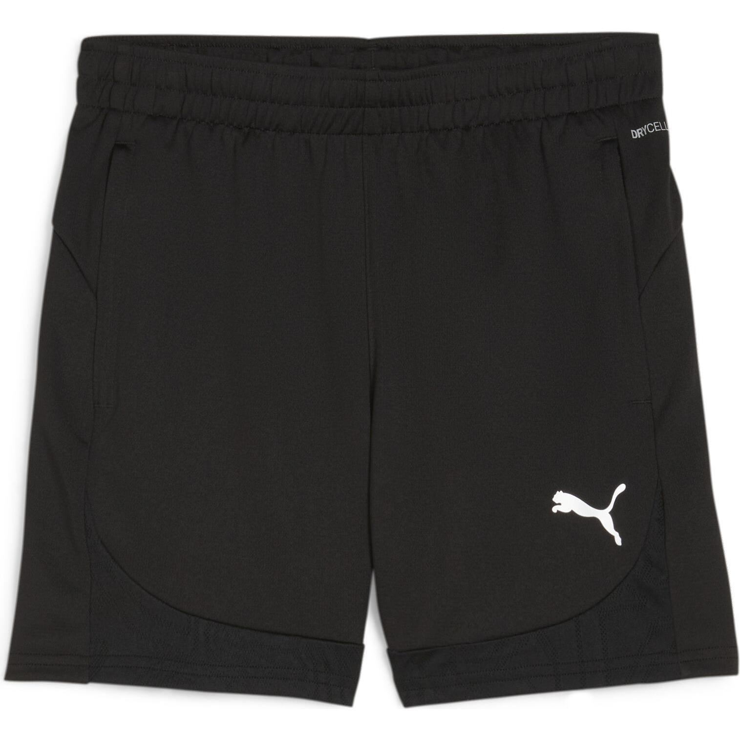 Puma, Jungen, Sporthose, teamFINAL Training Shorts Jr (128), Schwarz, 128