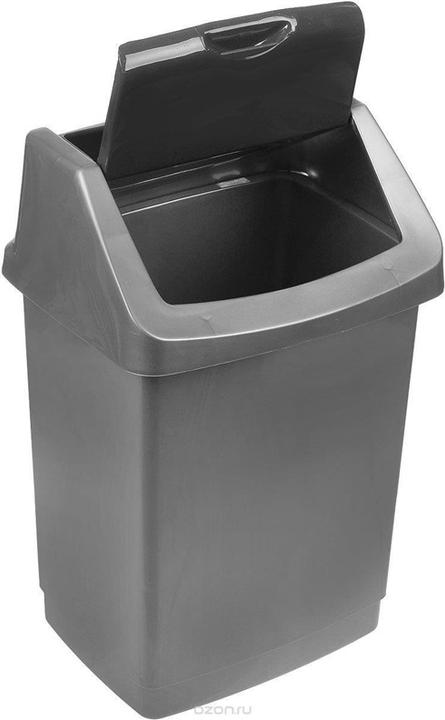 Image du produit Curver Trash Bin Click-It 15l Silver (15 l)