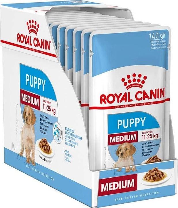 Produktbild Royal Canin SHN WET Medium Puppy (Welpe + Kitten, 10 Stk., 1400 g)