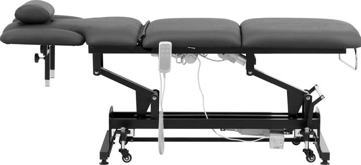 Actual product image Physa Massage Table - 3 motors - 250 kg - black/grey