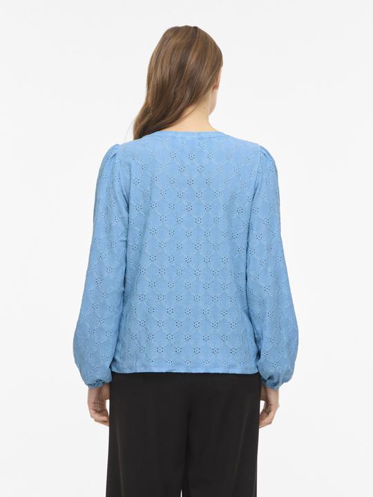 Immagine prodotto Vila VIASTA Rundhals Oberteil mit langen Ärmeln (M)