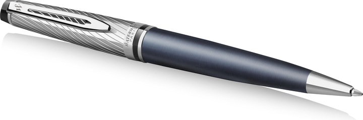 Produktbild Waterman Kugelschreiber Expert DeLuxe Grau C.C. (M-blau) (Grau, Metallisch, 1 x)