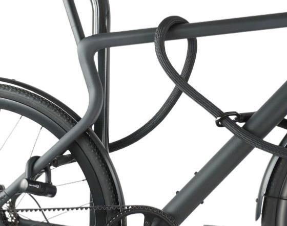 Actual product image Tex-Lock eyelet Kettenschloss + U/X-lock Mini-Bügelschloss (160 cm)