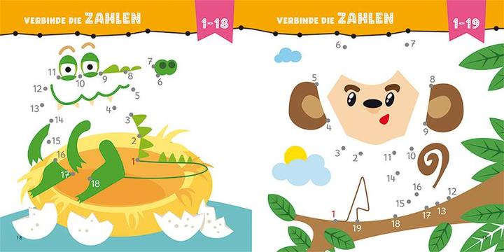 Actual product image Dot to dot colouring book