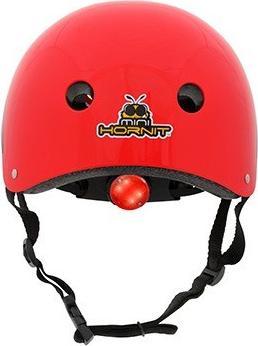 Produktbild Hornit The Aviator Halbschale City-Fahrradhelm S Schwarz - Rot AVS801 (48 - 53 cm)