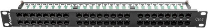 Produktbild Lanberg Patch Panel 48 port 1U, cat. 6, black
