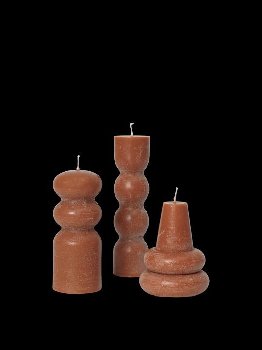 Ferm Living Torno Candles (3 pcs)