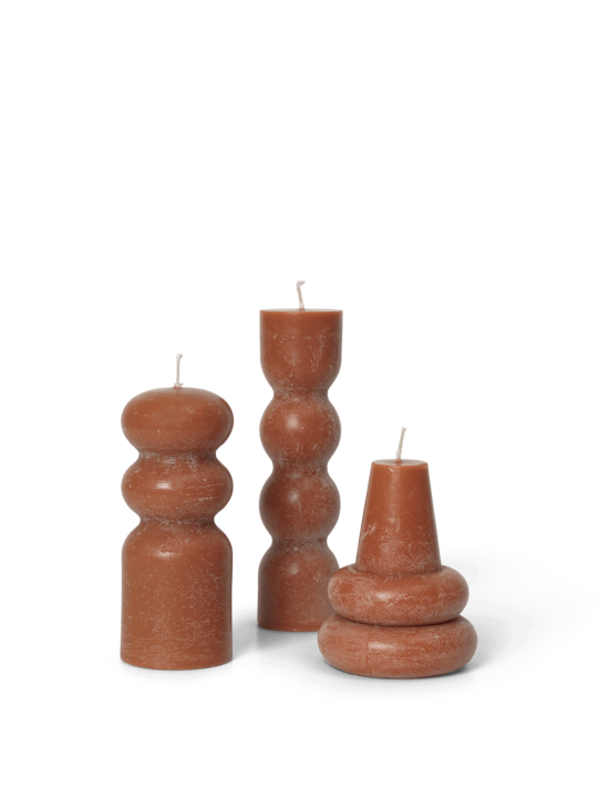 Ferm Living Torno Candles (3 pcs.)