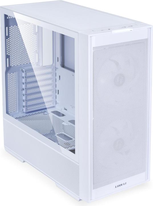 Produktbild Lian-Li Boitier Moyen Tour ATX Lancool 206 avec panneau vitré (Blanc) (ATX, mATX, Mini-ITX)