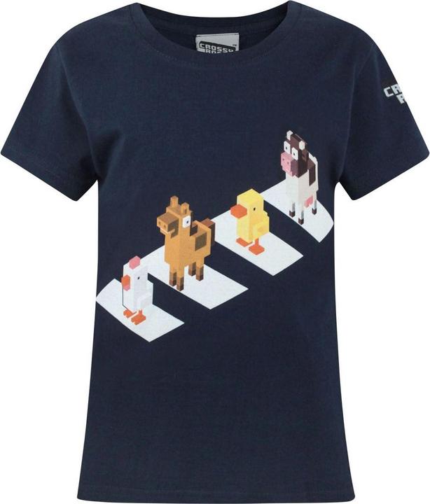Produktbild Crossy Road Mädchen Official Character Crossing Kurzarm TShirt (140)