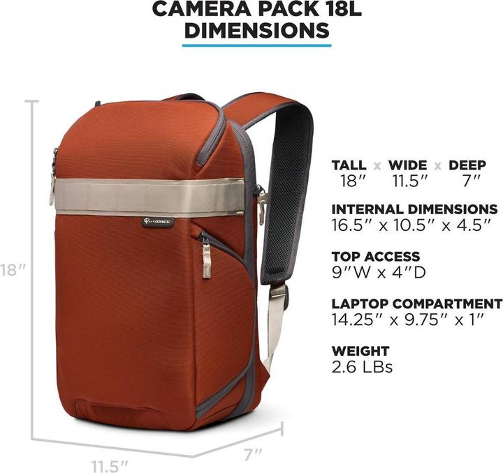 Produktbild Gomatic Peter Mckinnon Luma Camera Pack (Fotorucksack, 18 l)