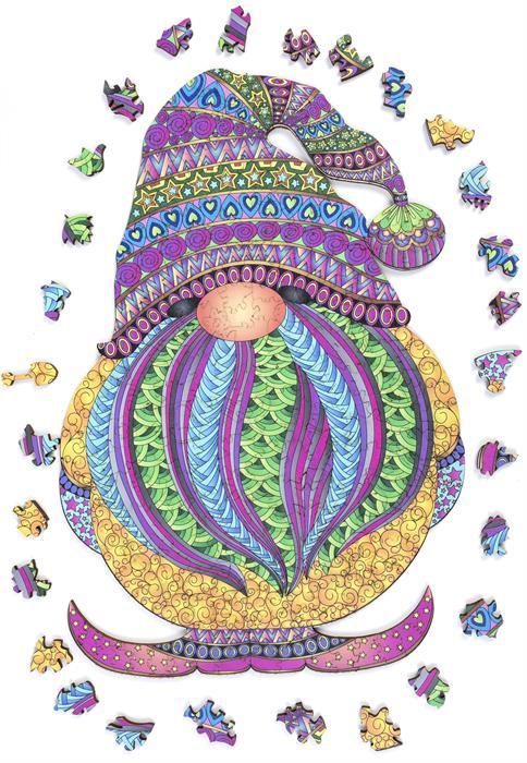 Craft Buddy Hibou, puzzle en bois A3 (248 pièces)