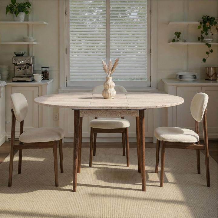 Image du produit Skye Decor Viona Extendable Dining Table (100 x 100 x 75 cm)