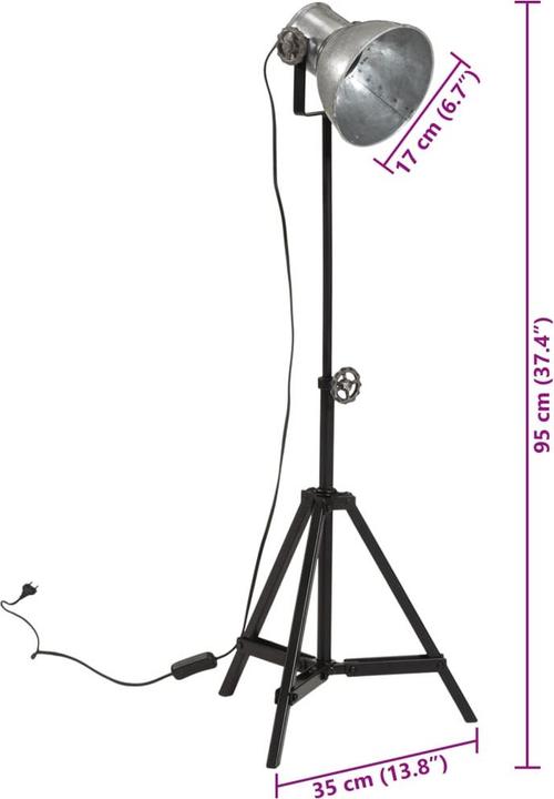 Produktbild vidaXL Stehlampe (E27)