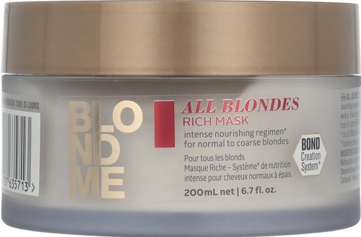 Produktbild Schwarzkopf Professional Blondme - All Blondes Rich Mask (200 ml)