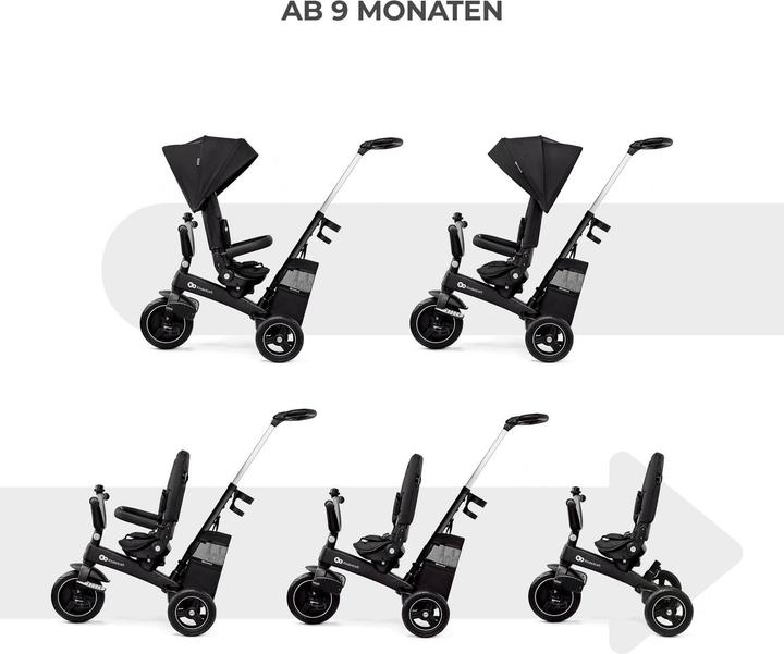 Actual product image KinderKraft Easytwist Black Trójkołowy