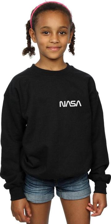 Produktbild Nasa Modern Logo Chest Sweatshirt Mädchen (152, 158)