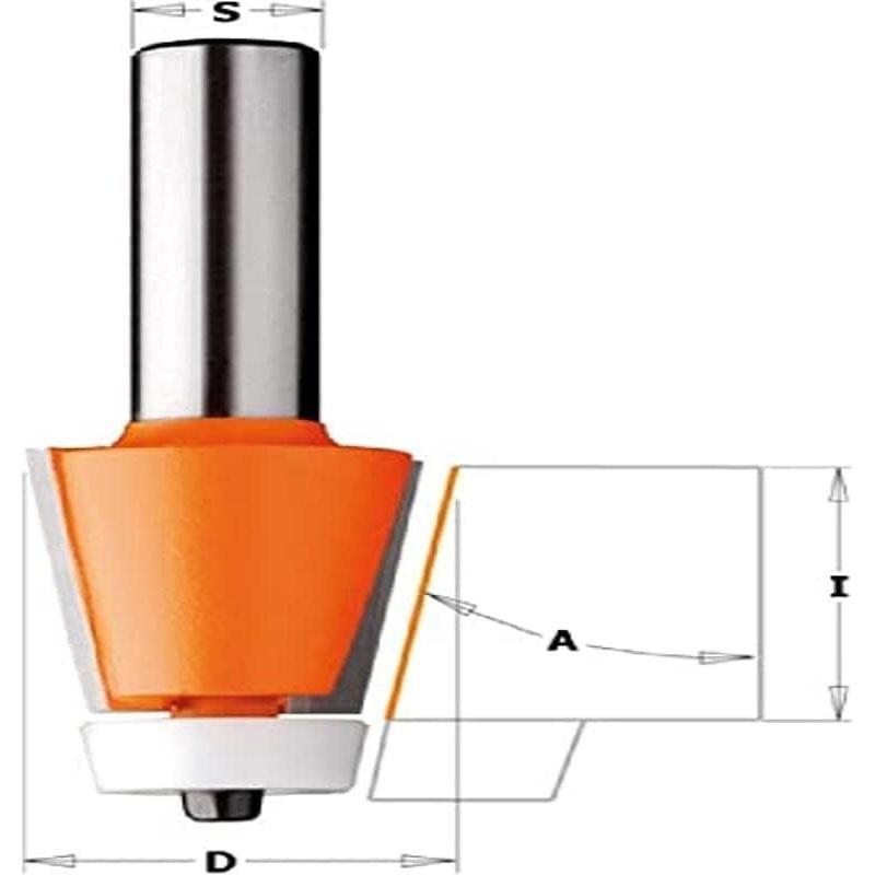 CMT 980.551.11 Corianfräser schräg 10° + Lagerschaft 12 mm (980.551.11)
