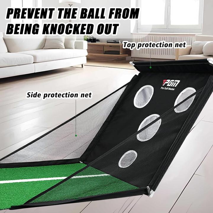 Immagine prodotto PGM Golf Puttingmatte – Golf-Übungsmatte mit Putting & Chipping Set
