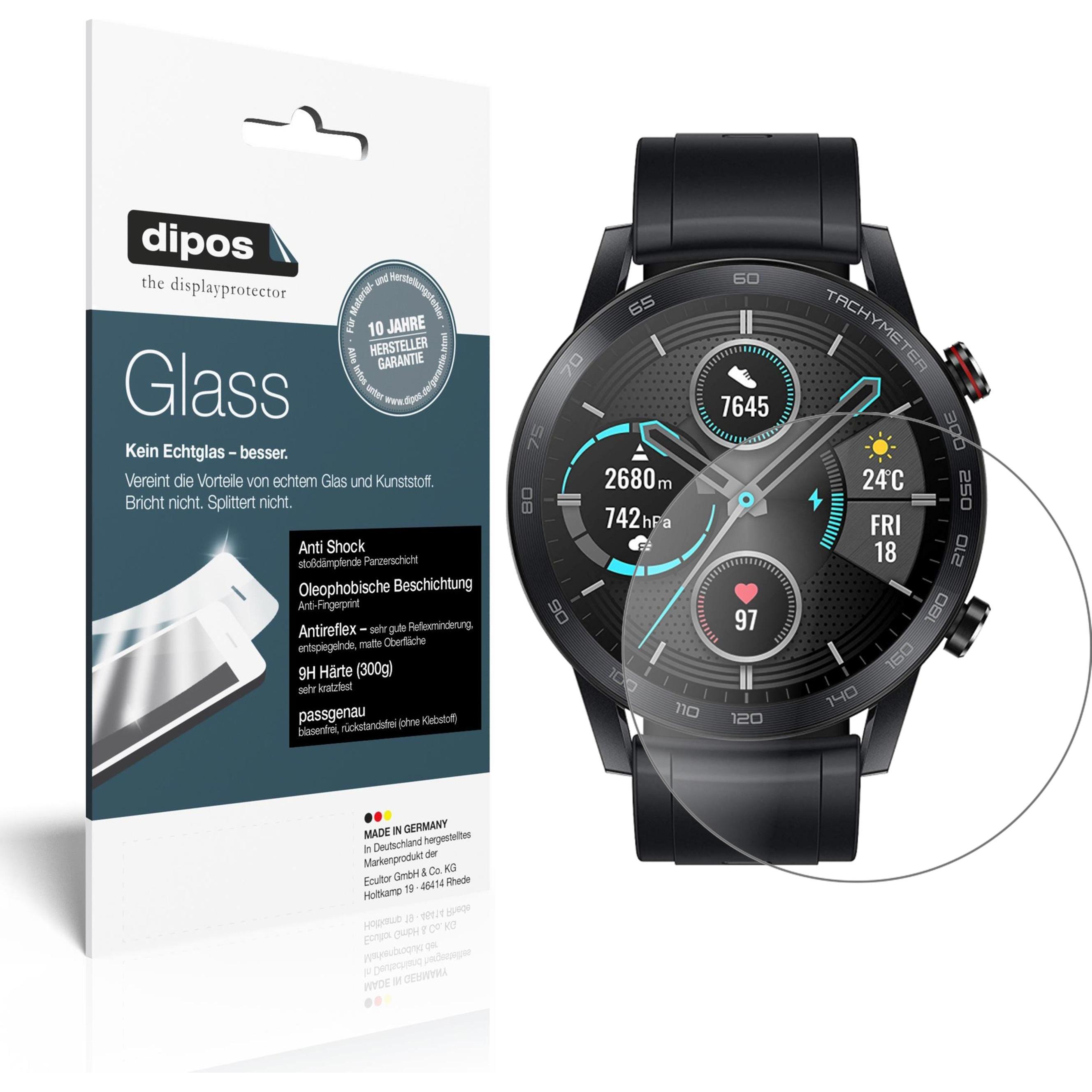 Dipos Displayschutz Anti-Shock, Smartwatch Schutzfolie, Transparent