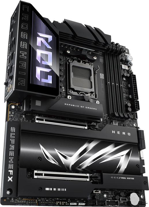 Produktbild ASUS Rog Crosshair X870e Hero (AM5, AMD X870E, ATX)