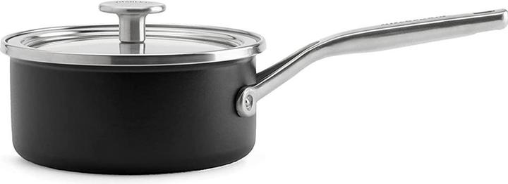 KitchenAid Steel Core Enamel Sauspan - 20 cm - Matt Black (Saucepan, Enamel)