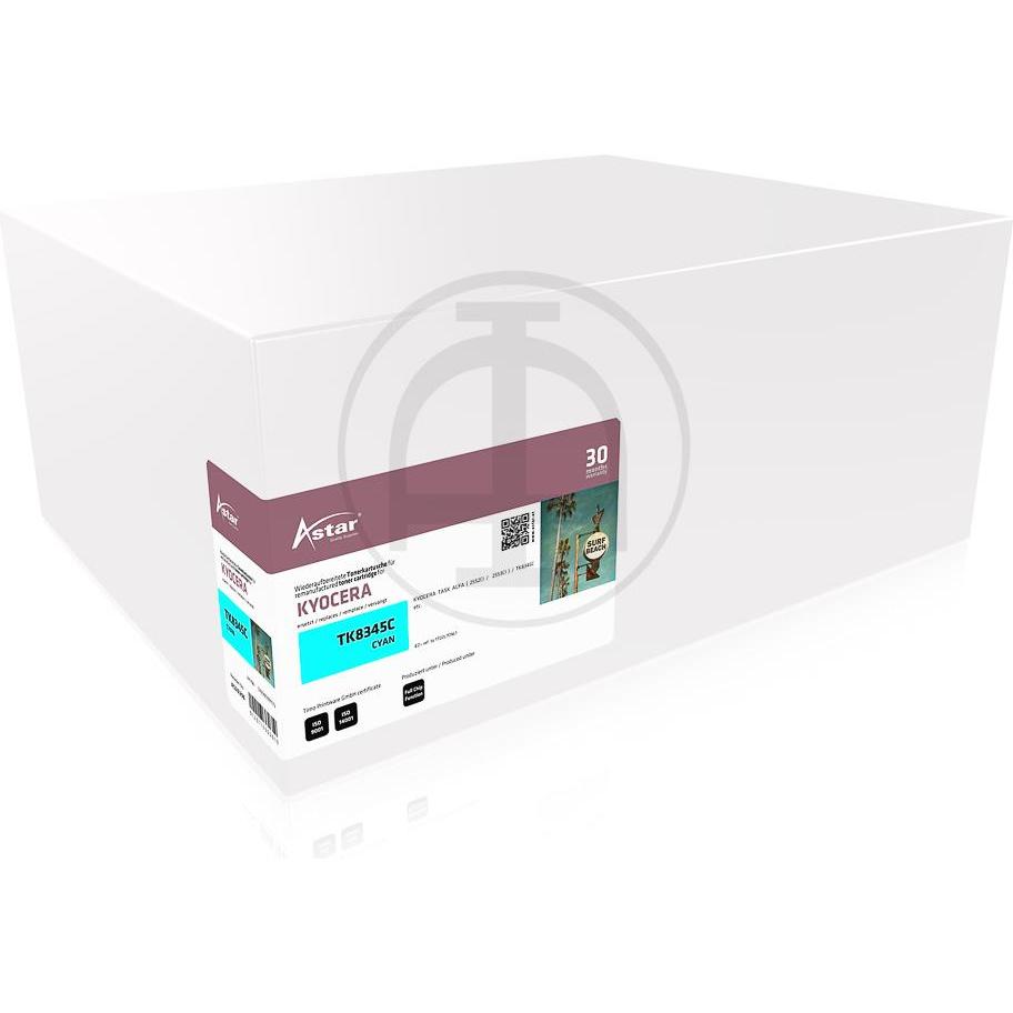 Astar, Toner, Kyocera Tonerkit TK-8345C cyan 12K inkl. Chip (C)