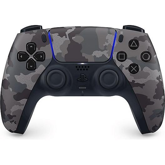 Sony DualSense Grau Camo Camouflage drahtlose Controller PlayStation 5 (PS5), Gaming Controller, Gra