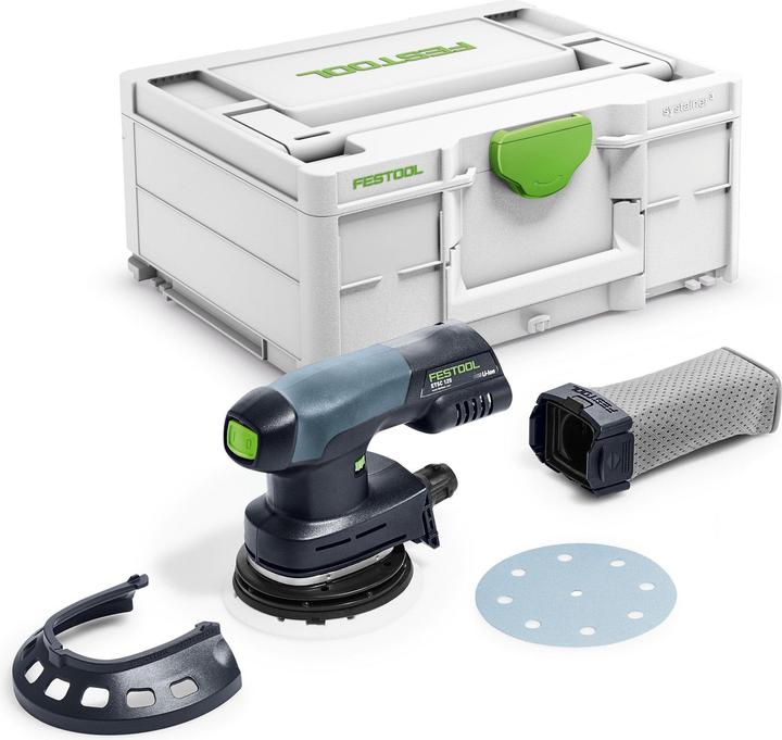 Produktbild Festool Akku-Exzenterschleifer ETSC 125-Basic (Exzenterschleifer, 125 W)