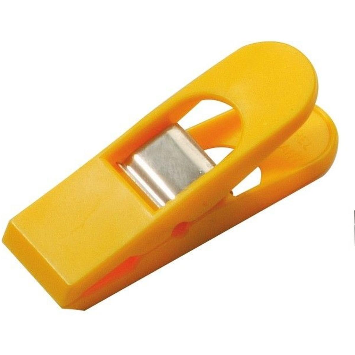 Laurel, Büroklammer, Briefklemmer Multi Clip Maxi Peg 26x80mm VE=40 Stück gelb (40 x)