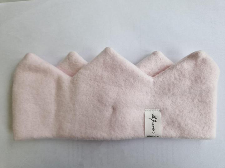 Produktbild Maximo Kronen-Stirnband Baumwollfleece - rosa