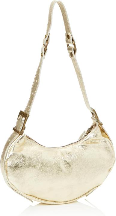 Produktbild Zitha Metallic Leather Crescent Shoulder Bag with Adjustable Strap