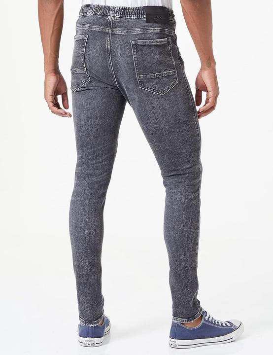 Actual product image Replay Milano Jeans with Elastic Waistband, Sliding Buckle, and Front Logo (W30/L32)