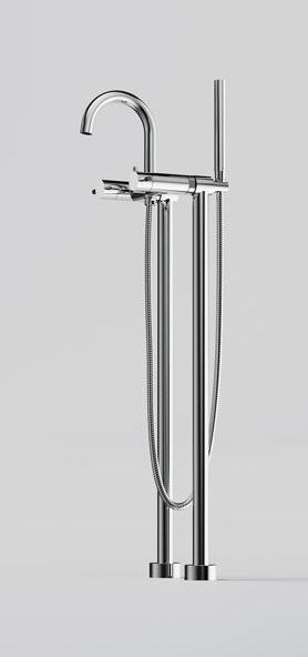 Produktbild Steinberg Serie 100 Wannenarmatur, freistehend, Ausladung: 231mm, 1001162