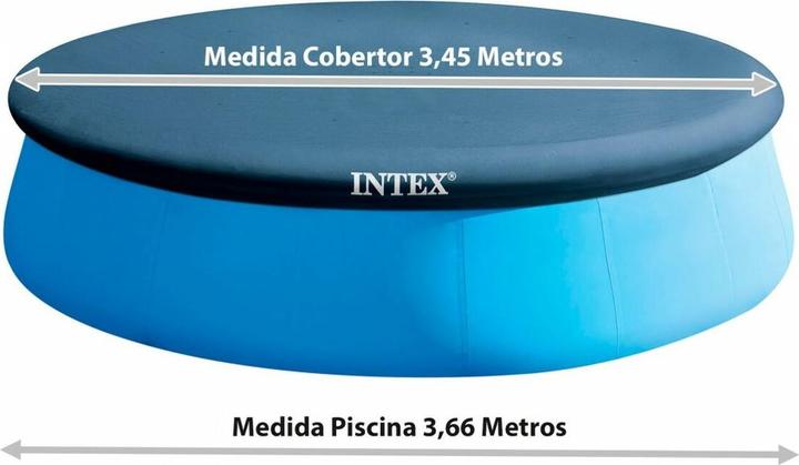Image du produit Intex Poolabdeckung 28022 EASY SET 366 x 20 x 366 cm