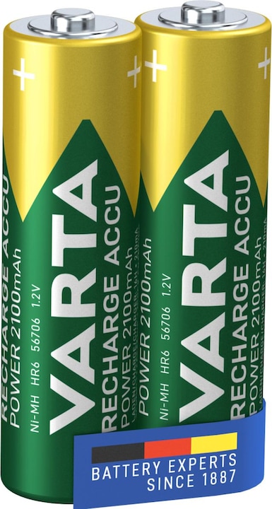 Actual product image Varta Recharge Accu Power (2 pcs., AA, 2100 mAh)