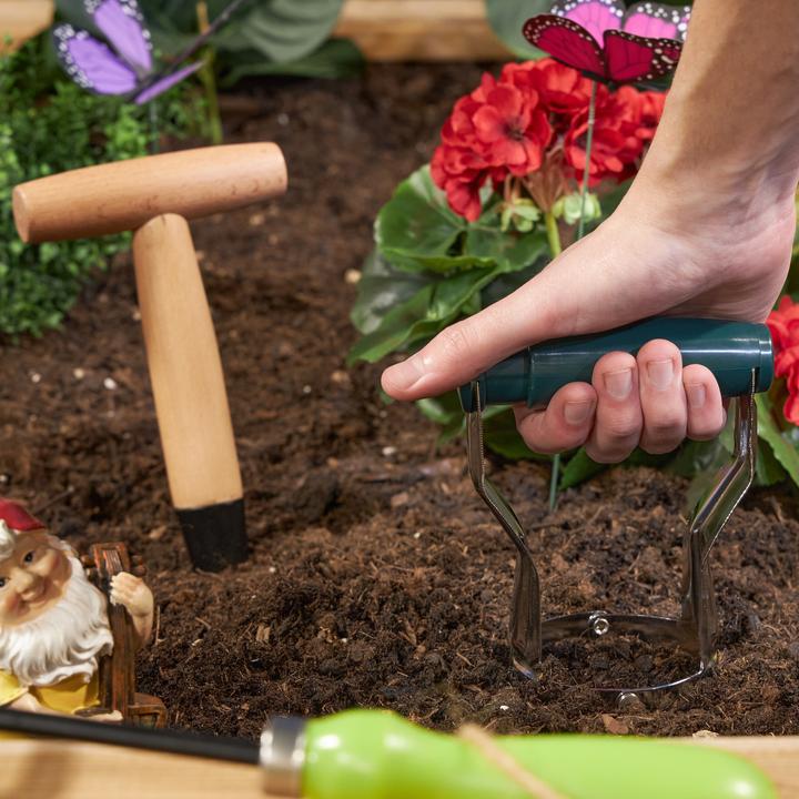 Actual product image Relaxdays 2-piece flower bulb planter set