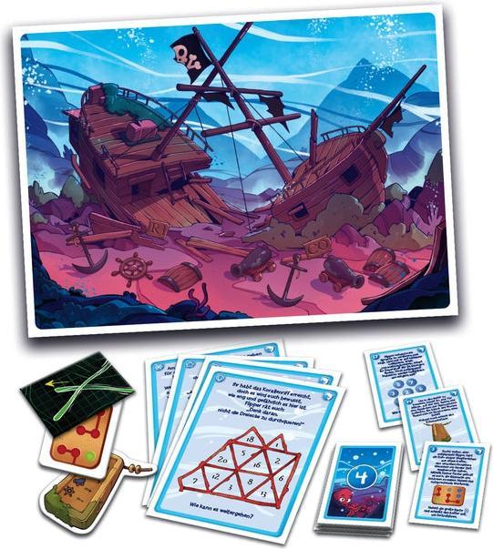 Actual product image Clementoni Clemen Escape Game Trio Set 59353 (German, 1 - 6 Players)