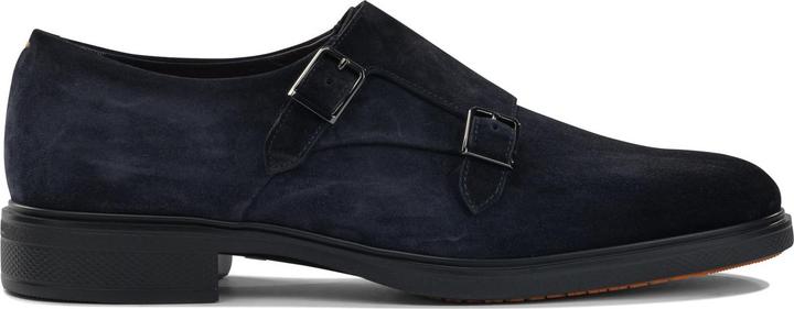 Produktbild Santoni Suede double buckle loafers (43.5)