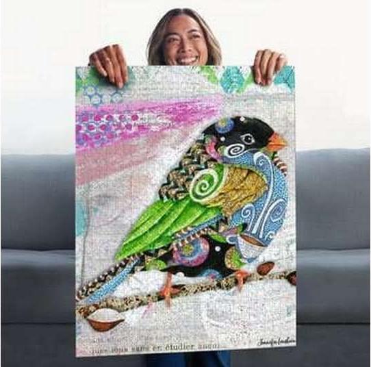 Produktbild Ravensburger Adult puzzle 1000 Teile - Swirly Bird (1000 Teile)