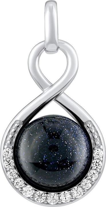 Immagine prodotto Silvego Ciondolo in argento con pietra solare blu JST14710PBG