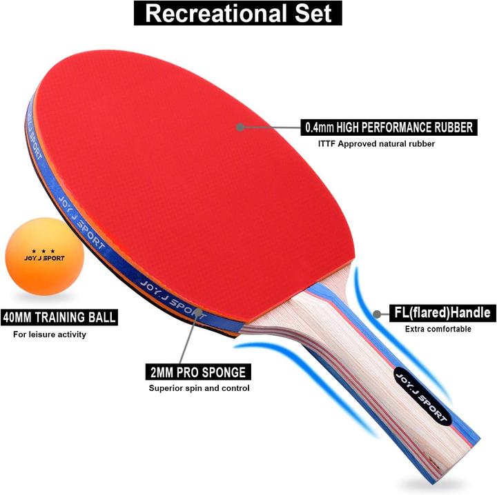 Produktbild Joy J Sport Tischtennisschläger Set