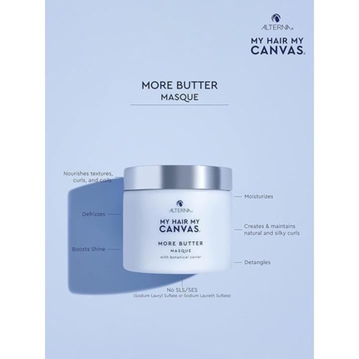 Immagine prodotto Alterna My Hair. My Canvas. More Butter Vegan Hair Masque Curl Masque 6 Ounce (177 ml)