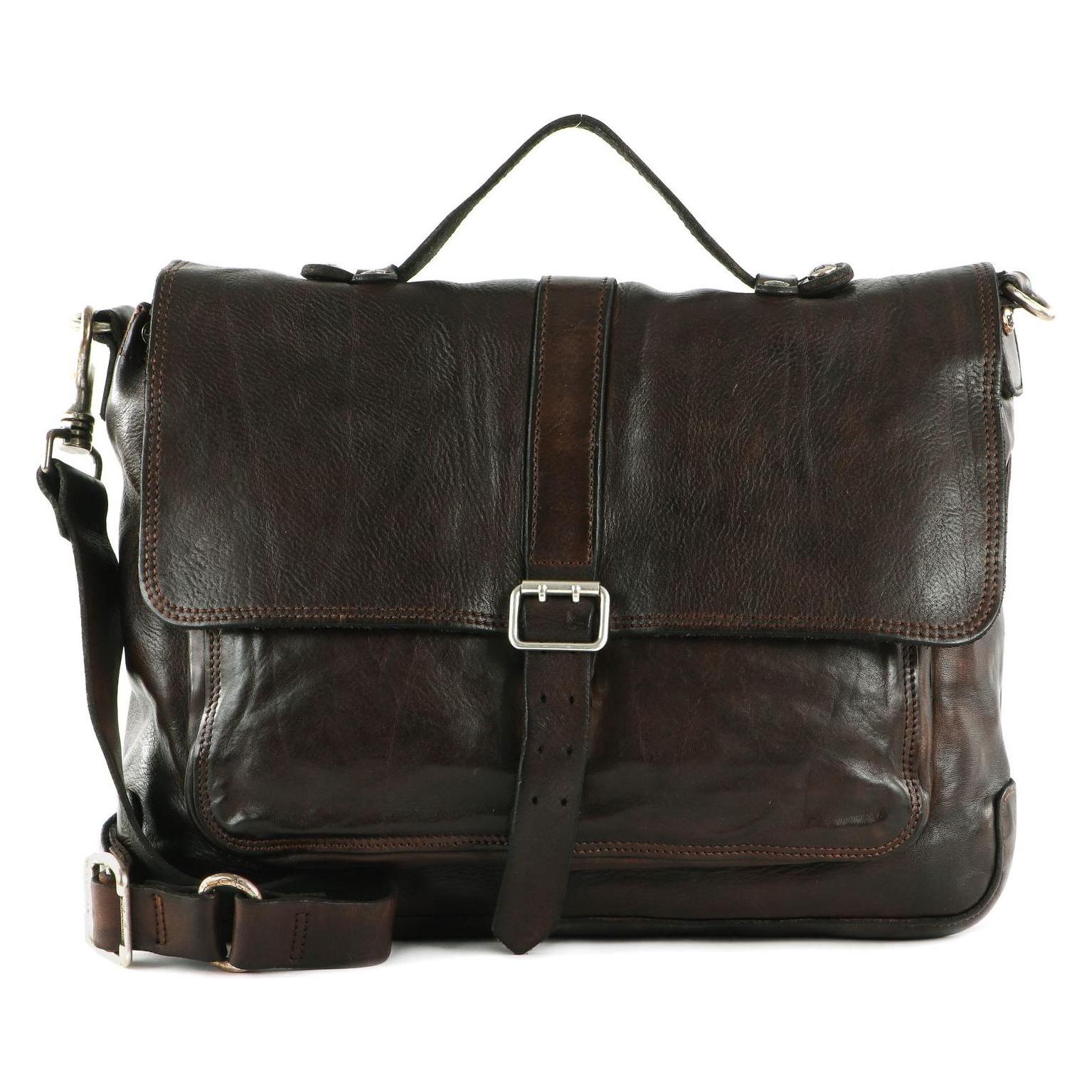 Campomaggi Saturno Briefcase, Notebooktasche, Braun