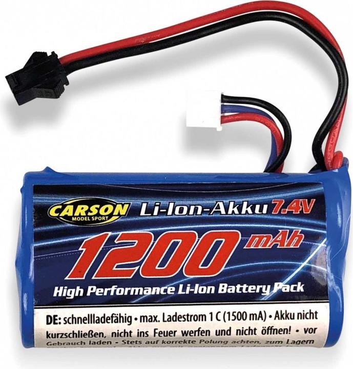 Carson 7,4V/1200mAh LiION Land Rover JST (7.40 V, 1200 mAh)