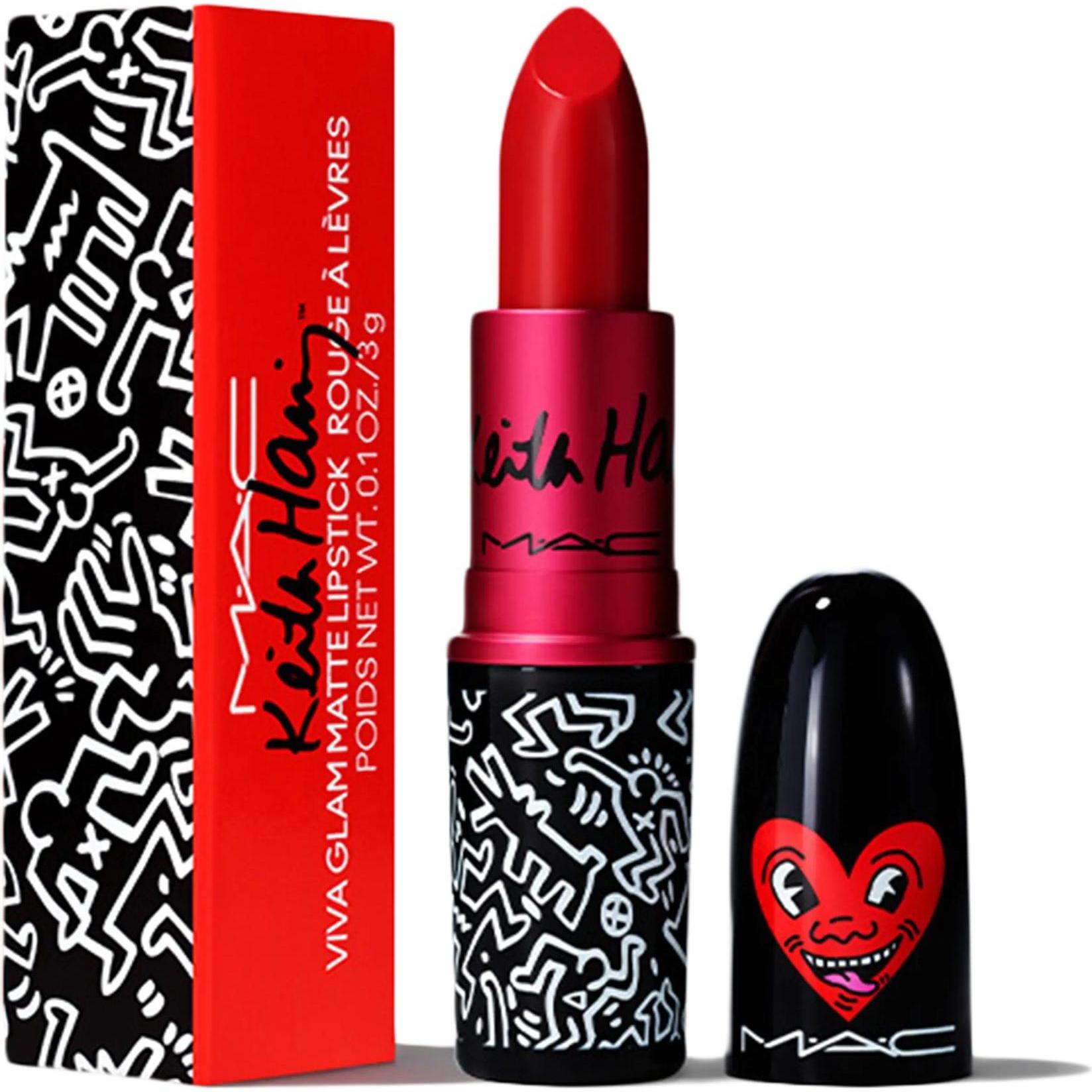 Thumbnail - MAC Cosmetics, Lippenstift + Lipgloss, Viva Glam X Keith Haring (Red Haring)