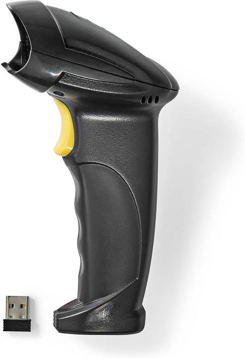 Actual product image Nedis Barcode Scanner | Laser | Wireless | 1D Linear | Battery-powered / Power supply via USB | (1D barcodes)